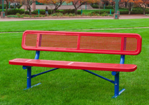 Extra Heavy-Duty Team Bench with Back