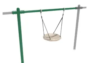 7' Elite Single Post Nest Swing - Add-A-Bay